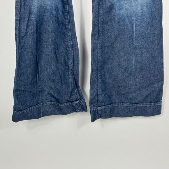 GAP Jeans Women's Dark Wash Flare Leg Jeans Size 4 Y2K Jeans 00s - Picture 7 of 10